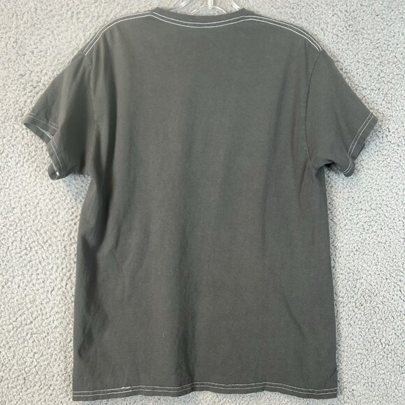 Metallica Live in Concert '92 Graphic T-Shirt Gray Distressed Band Tee S/M - Picture 2 of 5